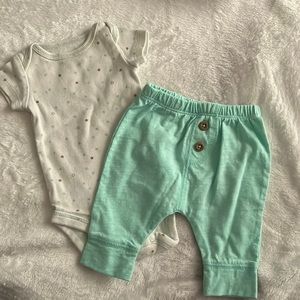 matching onesies and pants set
